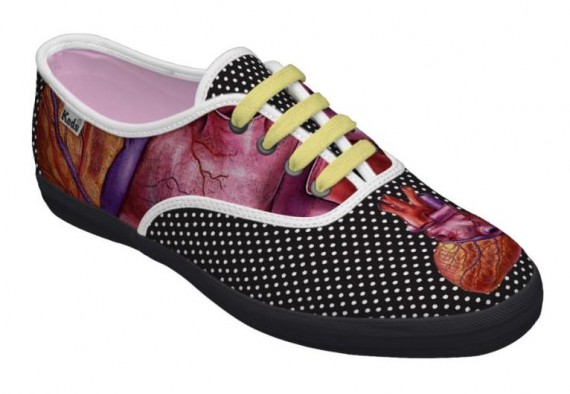 Keds Champion WMNS - Human Internal Organ Anatomical Drawing