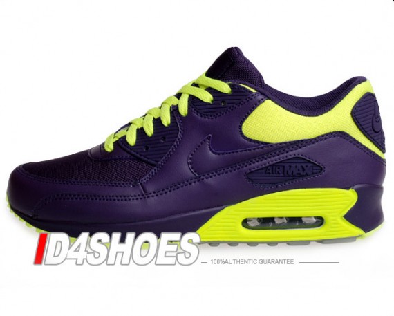 Nike Women's Air Max 90 - Abyss - Volt