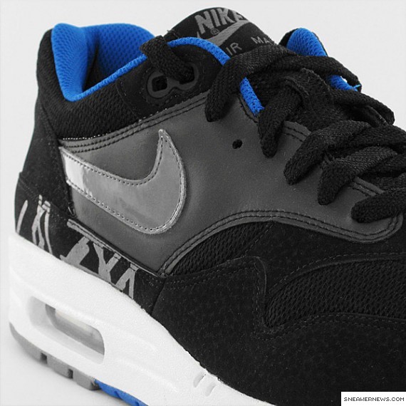 Nike Air Max 1 Black - Grey - Blue - Europe Exclusive