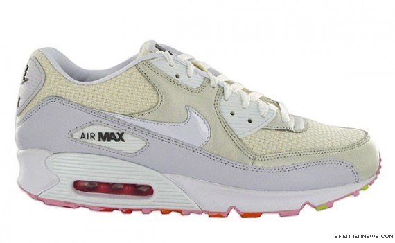 Nike Air Max 90 - Sail - Grey - Pink