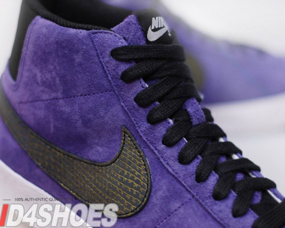 Nike SB Purple Suede Blazer High Premium