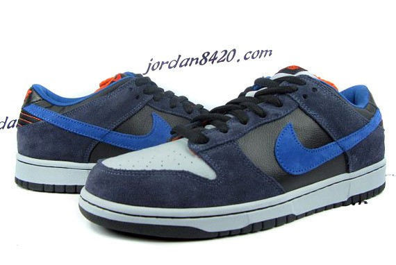 Nike SB Dunk Low - Blue - Black - Orange