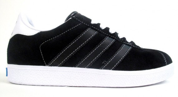 Adidas Skateboarding Black and White Gazelle Skate