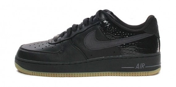 Nike Air Force 1 Low Premium LE - Black - Gum