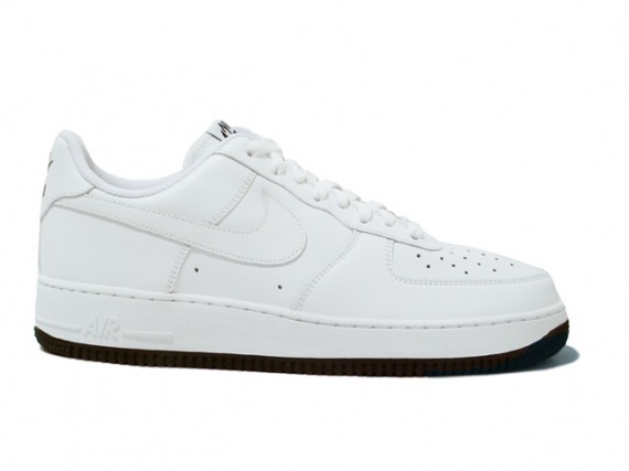 Nike Air Force 1 - White - White - Dark Obsidian