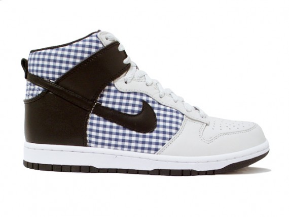 Nike Dunk High Premium - Neutral Grey - Black - Varsity Royal