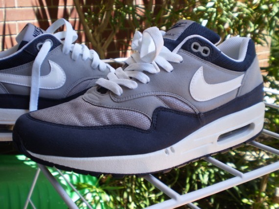 Nike Air Max 1 - Grey - Dark Blue