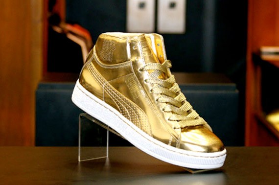 PUMA Mid x Undefeated - 24k - Mirror Gold