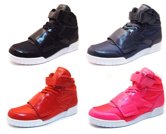 Reebok EX-O-FIT Hi J Strap LE - Patent Leather