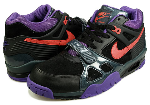 Nike Air Trainer III - Black - Max Orange - Purple