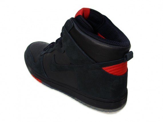 Nike WMNS Dunk High Skinny - Black - Red