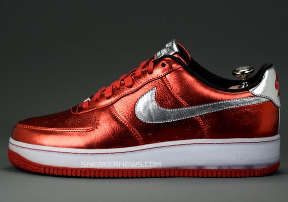 Nike Air Force 1 Bespoke - Red Metallic by Mayor