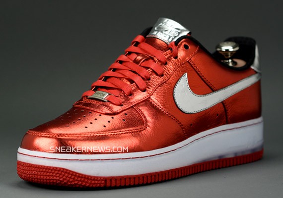 Nike Air Force 1 Bespoke - Red Metallic by Mayor