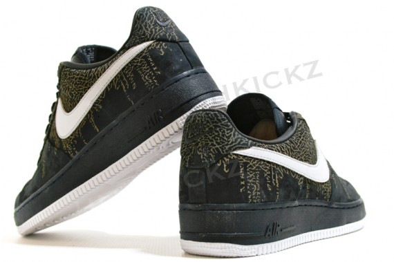 Nike Air Force 1 Low Quickstrike - Dark Navy - White - Elephant Print