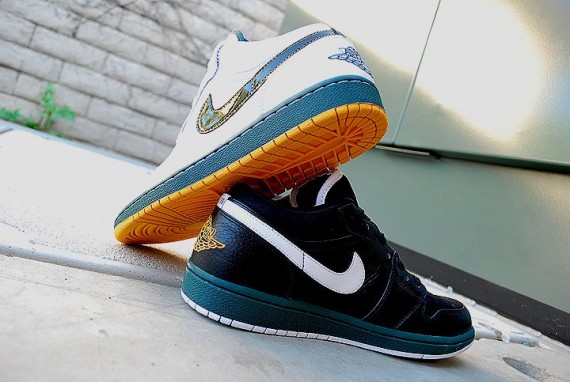 Air Jordan I Low Phat - Championship Pack - Supersonics - New Images