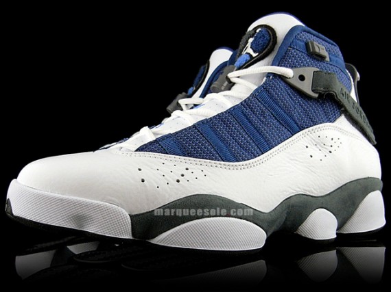 Air Jordan Six (6) Rings - White - Flint Grey - French Blue