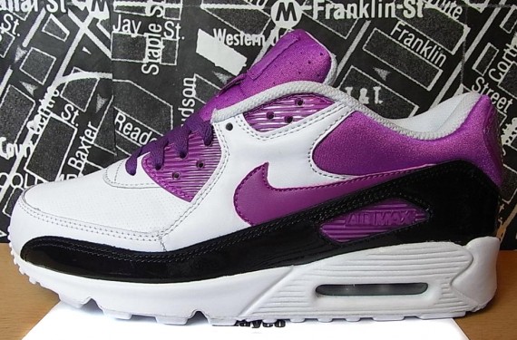 Nike Air Max 90 Sample – White/Purple/Black