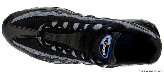 Nike Air Max 95 - Black- Blue Sapphire - JD Exclusive