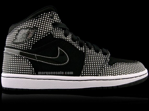 Air Jordan 1 - Black White - Polka Dot