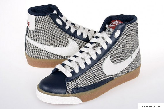 Nike Blazer Mid Premium Womens - Slate - Woven