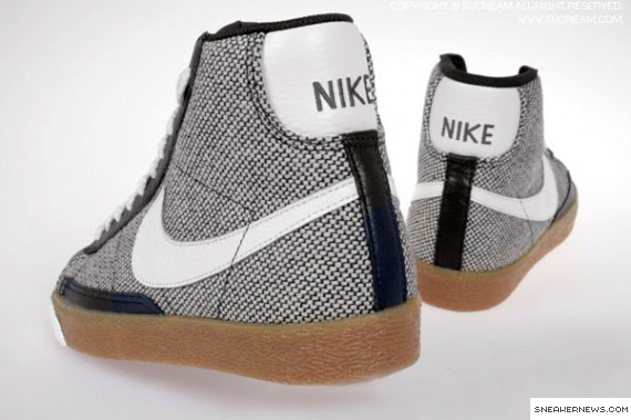 Nike Blazer Mid Premium Womens - Slate - Woven