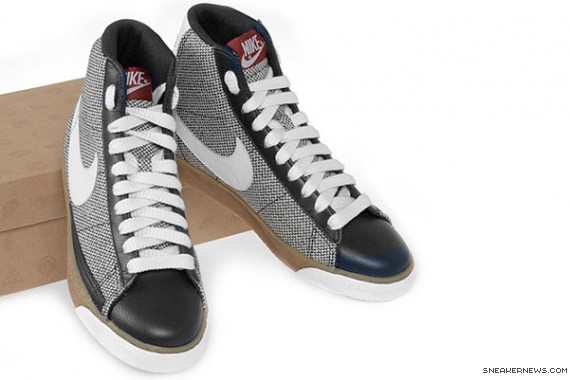 Nike Blazer Mid Premium Womens - Slate - Woven