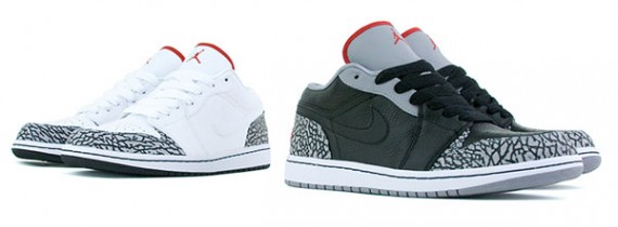 Air Jordan 1 Phat Low - Elephant Print