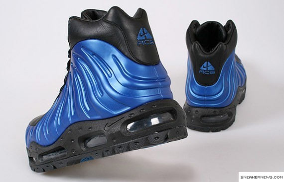 Nike Foamposite Boot Neon Royal