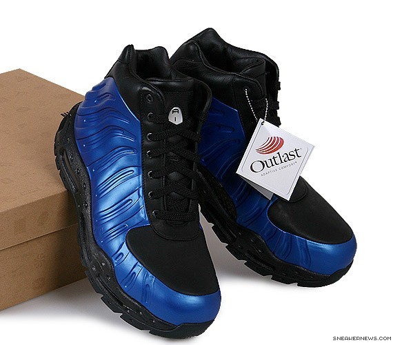 Nike Foamposite Boot Neon Royal