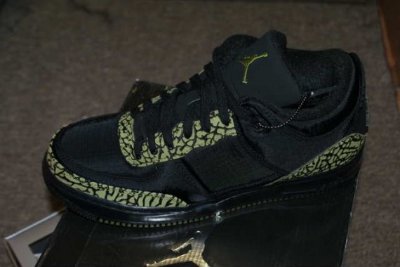 Air Jordan Force III (AJF 3) - Black - Scenery Green