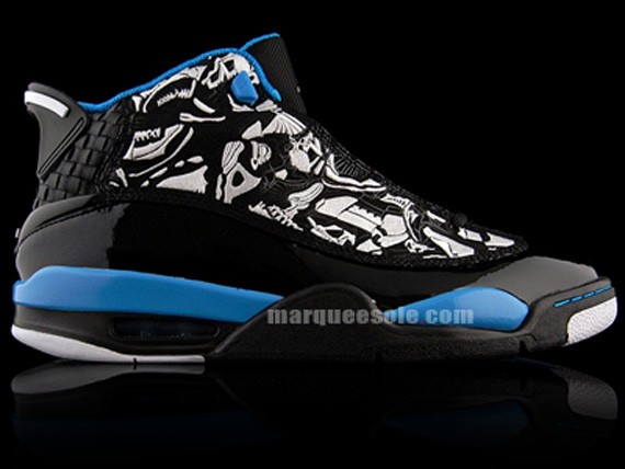 Air Jordan Dub Zero - Black - Laser Blue - White