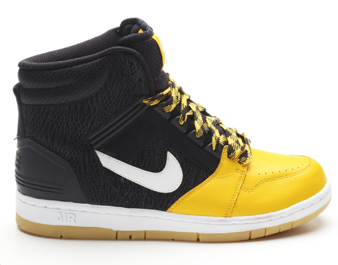 Nike Air Force II High - Black - Yellow