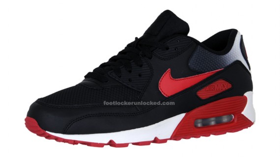 Nike Air Max 90 - Black - Red - Gradient