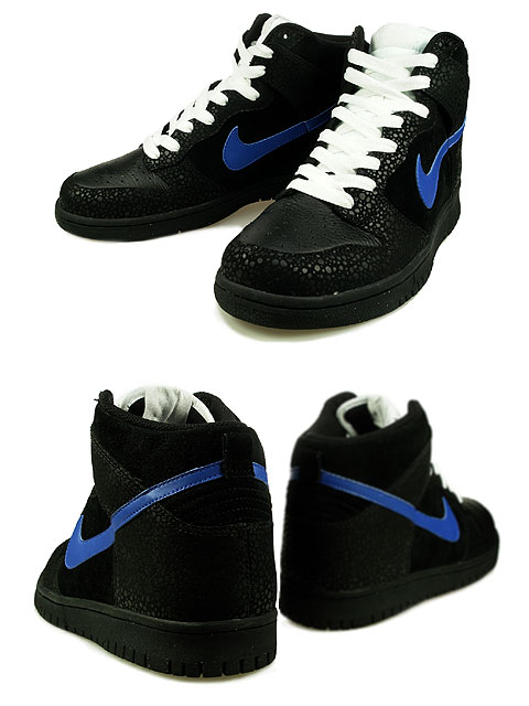 Nike Dunk High Black Varsity Royal White 2