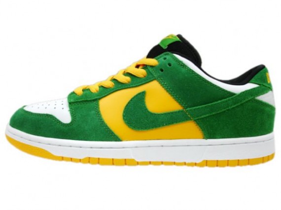 Nike Dunk Low Pro SB - Buck - White - Classic Green - Del Sol