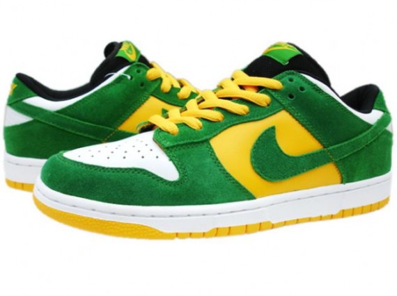 Nike Dunk Low Pro SB - Buck - White - Classic Green - Del Sol