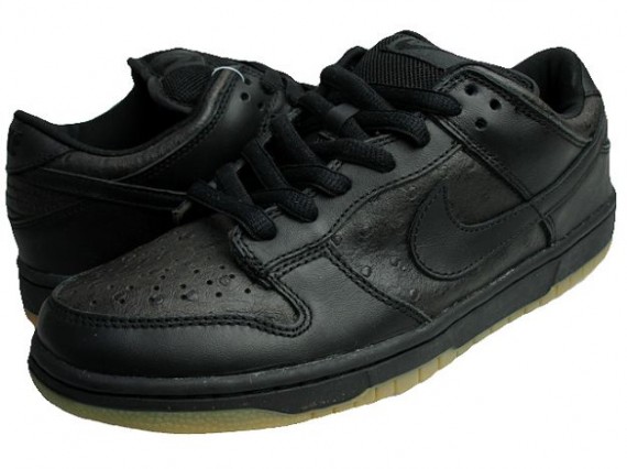 Nike Dunk Low Pro SB - Ostrich - Black - Black - Ostrich