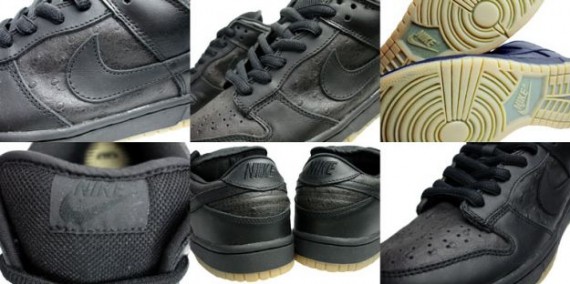 Nike Dunk Low Pro SB - Ostrich - Black - Black - Ostrich