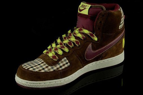 Nike Terminator High - Brown - Oxblood Red