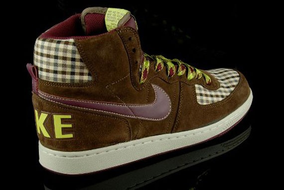 Nike Terminator High - Brown - Oxblood Red