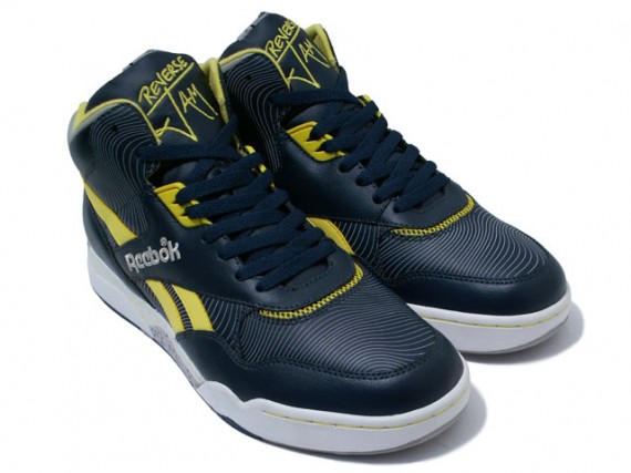 Reebok Reverse Jam Mid - Navy - Yellow - Grey