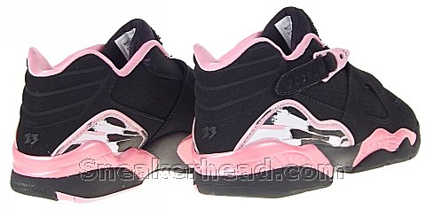 Air Jordan VIII (8) Low - GS - Black - Pink