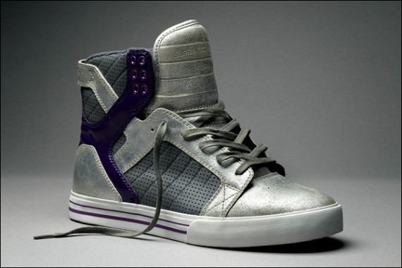 Supra Skytop - Silver - Grey - Purple - Zumiez Exclusive