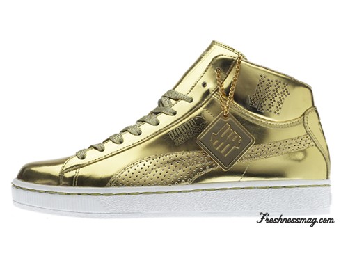 Puma x Undefeated - 24K Mid - Gold Mirror Edition