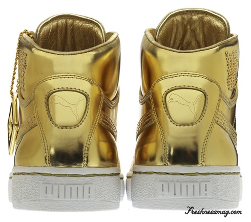 Puma x Undefeated - 24K Mid - Gold Mirror Edition