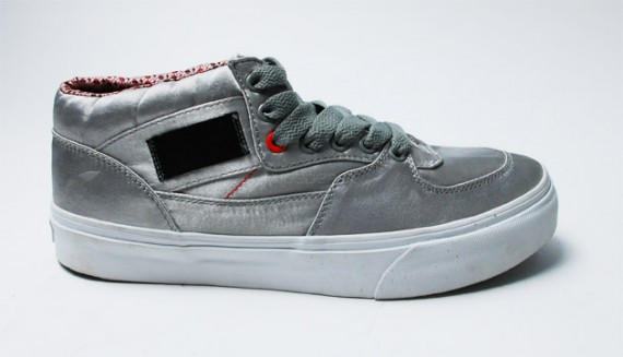 Vans Silver Satin Half-Cab & Mountain Edition High