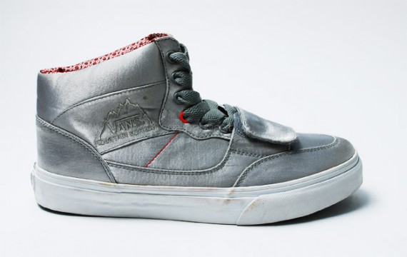 Vans Silver Satin Half-Cab & Mountain Edition High