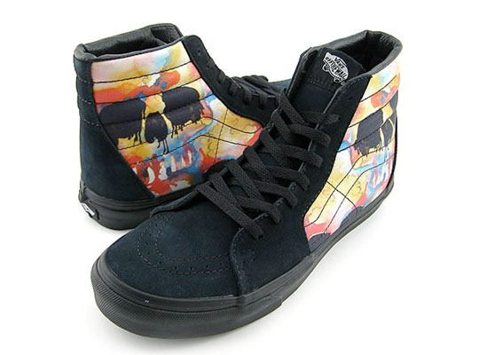 Vans Sk8-Hi – Watercolor Skull