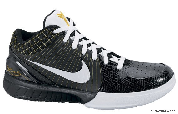 Nike Zoom Kobe IV – Black – White – Del Sol