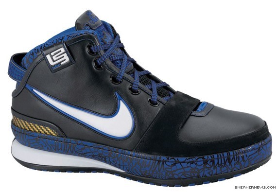 Nike Zoom LeBron VI - Black Royal + White Red